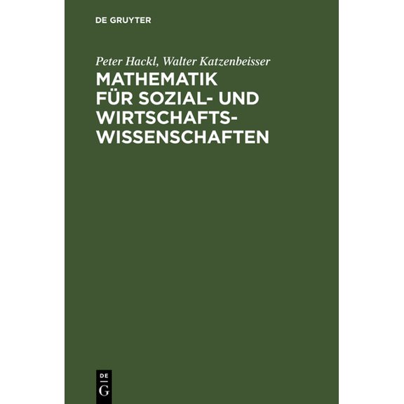 Mathematik für Sozial- und Wirtschaftswissenschaften, (Hardcover)