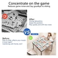 thumbnail image 5 of Floral Rubber Table Mat 31.5x31.5 Inches for Adult Game Night Primary Use for Mahjong Tiles Secondary Use for Cards and Boards, 5 of 7