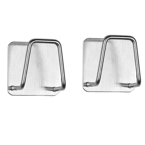 1pc/2pcs No Punching Sponge Holder, Wall Mount Sponge Rack, Stainless Steel Sink Drain Rack, Outdoor Kitchen Appliances & Storage
