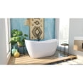 thumbnail image 6 of Dreamline BTNL5928FFXXC04 Nile 59" Free Standing Acrylic Soaking Tub - White, 6 of 7