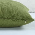 thumbnail image 4 of Home Soft Things Ikat Velvet 2 Piece Throw Pillow Cover Set - Avocado - 26" x 26", 4 of 5
