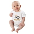 thumbnail image 3 of Gibobby Ropa Para Bebe Mi primera ropa de Año Nuevo para recién nacidos, bebés, niños y niñas, trajes de Año Nuevo, pantalones cortos con estampado de letras (Blanco, 18-24 Meses), 3 of 5