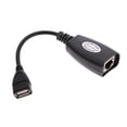 thumbnail image 5 of 2Par USB2.0 A Cable de Extensión LAN Amplificador Adaptador de Red Extensor -Negro CUTICAT USB Lan Network Extender, 5 of 5