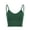 Green, variant on Women's Comfy Sleep Bra Padded Seamless Bralettes Wireless Cami Bra Tank Top Sports Bra (Black, S/M)