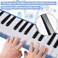 thumbnail image 4 of 32 32 Keys Melodica Instrument Melodica Air Piano Keyboard with Soft Blow Pipe Blowing Nozzles Melodica Wind Instruments with Carrying Bag for Beginners Adults Gift, 4 of 7
