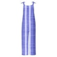 thumbnail image 4 of Combinaison à Bavette Décontractée pour Femmes, une-Pièce Sans Manches en Polyester à Imprimé, Longueur Régulière, pour le Quotidien Ou les Vacances, Coupe Douce et Confortable, 4 of 5