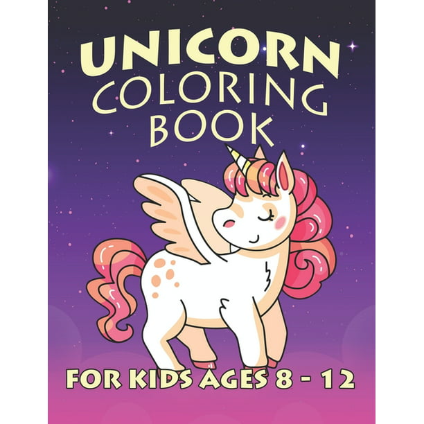 coloring unicorns unicorn ages paperback creative fun