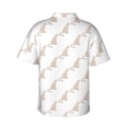 thumbnail image 3 of Goofa Leopard Print Hawaiian Shirt for Men, Unisex Summer Beach Casual Short Sleeve Button Down Shirts,Aloha Tropical Floral print shirt-Medium, 3 of 9
