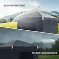 thumbnail image 6 of Aoodor Pop Up Canopy Tent with Removable Mesh Window Sidewalls, Portable Instant Shade Canopy with Roller Bag, 6 of 10