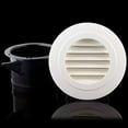 Plastic Round Air Exhaust Vent Grille Cover Wall Ventilation Inlet