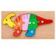 thumbnail image 1 of Rompecabezas de madera 3D para niños, aprendizaje cognitivo educativo de juguete, vehículo de animales de dibujos animados, nuevo, 1 of 4