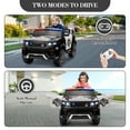 thumbnail image 4 of EDTara 12V Kids Ride On Police Truck, Electric Car Toy with Remote, Flashing Lights, Megaphone/Intercom, Handle, Spring Suspension, Battery Powered, 4 of 8