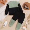 thumbnail image 5 of ASFGIMUJ Boys And Girls Clothing Long Sleeve Sweatshirt And Pants Set Autumn And Winter Casual Home Wear Out Wear, 5 of 8