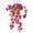 C, variant on Artificial Iris Flower Vine 6ft Hanging Silk Plant for Indoor Outdoor Home Garden Wall Decor Faux Greenery Wreath