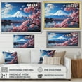 thumbnail image 4 of Designart "Majestic Mont Asian Painting V" Asian Floater Framed Wall Art Print, 4 of 7