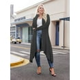 thumbnail image 3 of Weardear Women's Plus Size Cardigan Long Sleeve Open Front Drape Cardigans Lightweight Long Duster, 3 of 7