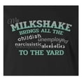 thumbnail image 2 of 9 Crowns Tees Women's My Milkshake Funny Sarcastic T-Shirt-Unisex (Juniors Black, Medium), 2 of 4