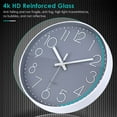 thumbnail image 2 of 12 Inch Wall Clock Non-Ticking Silent Battery Operated Round Wall Clock Modern Elegant Simple Style Clock for Home Bedroom Living Room Kitchen Office, 2 of 7