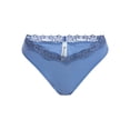 thumbnail image 5 of No Boundaries Fit Stretch Lace Thong Panties, 3-Pack, Women's XS-XXXL, 5 of 7
