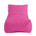 thumbnail image 3 of Posh Living Resty Fabric & Foam Bean Bag Lounge Chair in Pink/Fuchisa, 3 of 8
