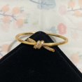 thumbnail image 2 of Tiffany & Co.18k Gold Knot Diamond Bracelet, 2 of 5