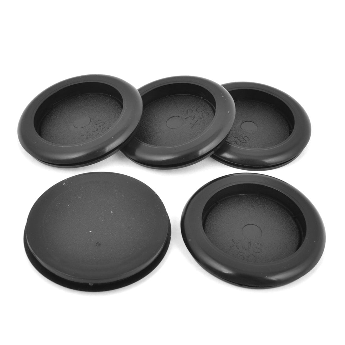 Unique Bargains 5 Pcs Grooved Rubber Blanking Grommet Firewall Bushing