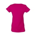 thumbnail image 2 of Tultex - Women's Slim Fit Fine Jersey V-Neck T-Shirt - 214, 2 of 2