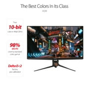 ASUS ROG Swift 32” 4K HDR 144Hz DSC Gaming Monitor (PG32UQX) - UHD (3840 x 2160), Mini-LED IPS, G-SYNC Ultimate, Local dimming, Quantum Dot technology, DisplayHDR 1400, Eye Care, DisplayPort, HDMI