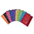 thumbnail image 2 of Toptie 6 Pack 3 Ring Binder Pencil Pouch, Zipper Stationery Bag with Clear Window for Office Supplies Multicolor, 2 of 6