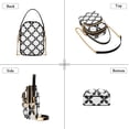 thumbnail image 3 of joogoo Women Art Plaid Pattern Chain Crossbody Bags Shoulder Handbag Phone Purse, 3 of 5