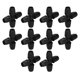 thumbnail image 5 of 10PCS 8/11 Conector de manguera de 4 vías con cerradura Conector de manguera de jardín Accesorios de riego, 5 of 14