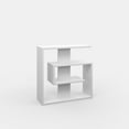 thumbnail image 4 of Ada Home Decor Furniture White 2 Tier Stacy Modern Side Table, 4 of 5