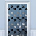 thumbnail image 1 of Amscan - Adorno para Ppuertas Time To Party 21 Cumpleaños (Negro, Plateado), 1 of 2