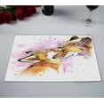 thumbnail image 2 of EREHome Fox Mothers Day Card Placemat Table Mat Cup Mat 12x18 inch,Set of 2, 2 of 2