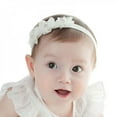 thumbnail image 5 of Jandel Flower Headband for Girls Flower Girl Headband Floral Headband 3m-24m Toddler Infant Headband Hair Bow Band Hair Accessories Kid Girl Baby Headband Hairband, 5 of 5