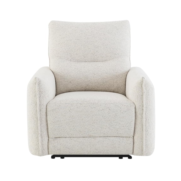 ACME Lalisa Power Motion Recliner w/USB Port in Cream Chenille