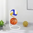 thumbnail image 6 of InsCrazy 2-Tier Basketball Rack, Iron Basketball Football Storage Rack for Living Room Bedroom Gym, 6 of 8