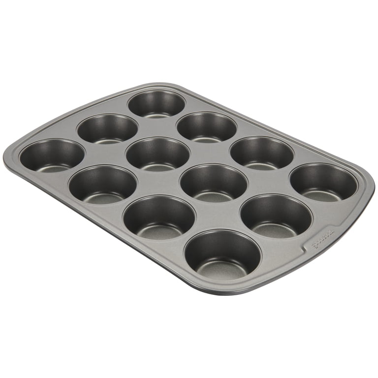 GoodCook Everyday 12-Cup Muffin Pan, Nonstick Steel photo 8