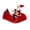 L, variant on Adjustable Christmas Pet Decoration Outfit with Santa Claus Figure - Multiple Sizes for Holiday Dressing
