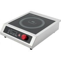 Commercial Induction Cooktop, 3500W Powerful Electric Range Countertop Burners, 24-hour Timer Hot Plate for Kitchen, Restaurants Stir-frying, Boiling, Stewing, Steaming