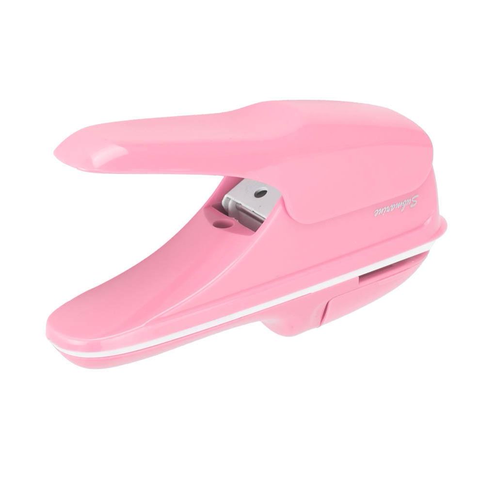 Mgaxyff Stapleless Stapler, ABS No Staple Stapling Machine Book Paper