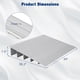 thumbnail image 2 of Rampas para Umbrales de Puertas, Rampa de Entrada de 5" de Alto, Rampa Umbral de Aluminio con Capacidad de 700 lb, 2 of 7
