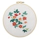 thumbnail image 2 of Kit de bordado para principiantes, punto de cruz, patrón floral, manualidades, arte, 20 x 20 cm Campsis, 2 of 4