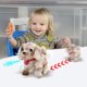 thumbnail image 1 of Juguete realista para perros cachorros de robot | Caminar, ladrar, mover la cola | Mini peluche suave para mascotas | Material seguro e inodoro | Gran regalo de cumpleaños | Requiere 2 pilas AA, 1 of 5