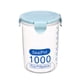 thumbnail image 1 of Toystoory Fenkicyen Hebilla PP Contenedor de alimentos sellado Cereal transparente Tarro de almacenamiento Titulares Cocina Condimentos Organizadores de utensilios de cocina azul 11*9.5*14.5 cm Toystoory JJ18045-09, 1 of 5