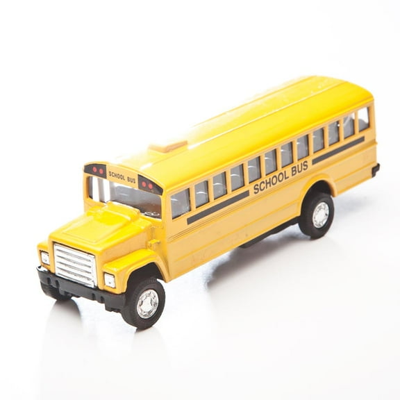 Rhode Island Novelty Die-Cast Bus Play Vehicles, Yellow