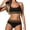 Black, variant on Sngxgn Women's High Waisted Bikini Sets High Cut Bathing Suits Two Piece Cut Out Swimsuits(Black,L)