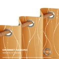 thumbnail image 3 of Deconovo Silver Printed Blackout Curtains - 2 Panels, Wave Dots Pattern, Grommet Top, 52"x54", Thermal Insulated Drapes for Bedroom & Living Room, Orange Flame, 3 of 10
