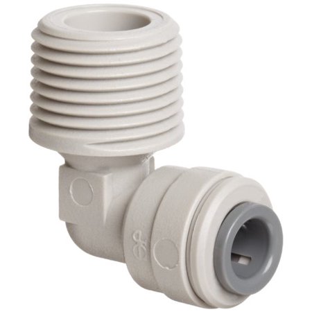 10 Raccordi A Gomito Riduttori John Guest – 3/8” X 1/4” In Acetale Copolimero – Per Tubi OD, Pressione Fino A 230 Psi