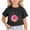 Black, variant on Kiijoy Toddler Girls Graphic T Shirt Doughnut Print Short Sleeve Cute T-Shirt, Sizes 3-13